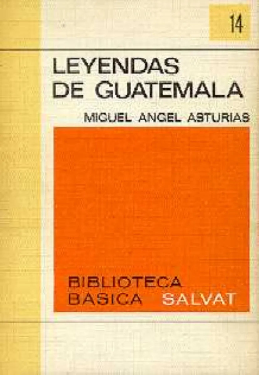 Libro usado en venta: Leyendas de Guatemala de Miguel Angel Asturias; editorial Salvat impreso en 1970 realizamos envios a todo el mundo.1