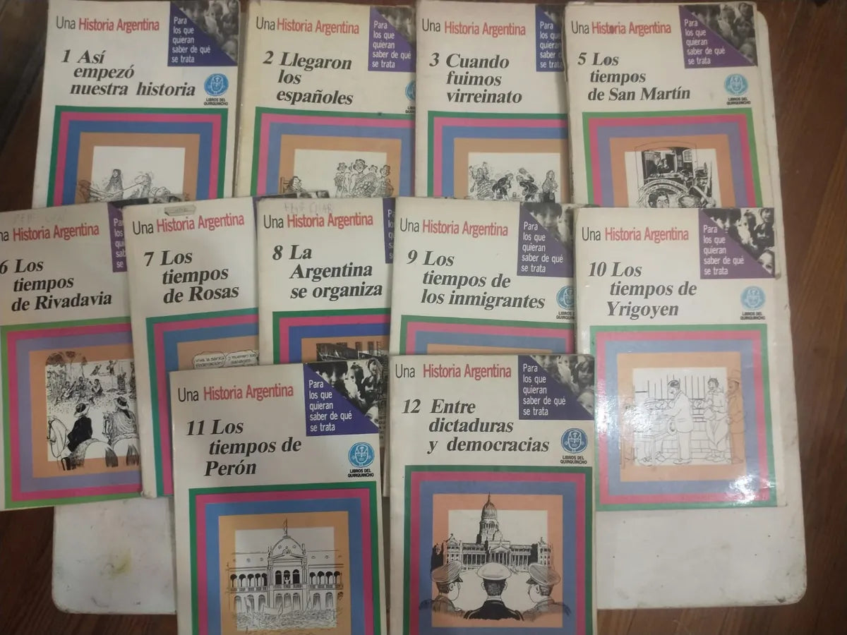 Libro usado en venta: Una historia Argentina; editorial Libros del Quirquincho impreso en 1991 realizamos envios a todo el mundo.1