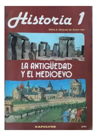 Libro usado en venta: Historia 1 de Silvia A. Vazquez de Fernandez; editorial Kapelusz impreso en 1988 realizamos envios a todo el mundo.1