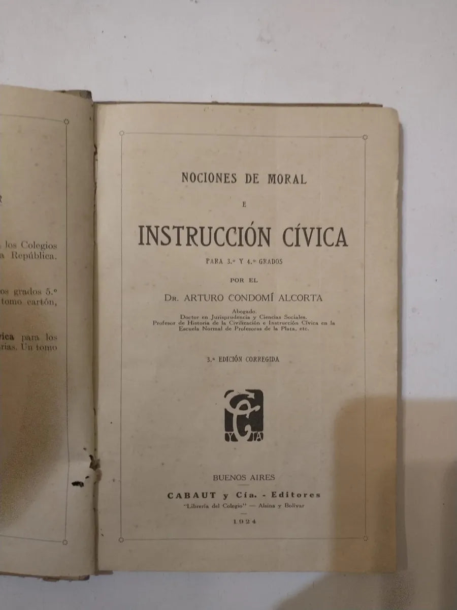 Libro usado en venta: Episodios nacionales de Juan M. Espora; editorial Cabaut y Cia impreso en 1911 realizamos envios a todo el mundo.2