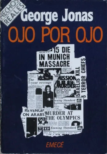 Libro usado en venta: Ojo por ojo de George Jonas; editorial Emecé impreso en 1984 realizamos envios a todo el mundo.1