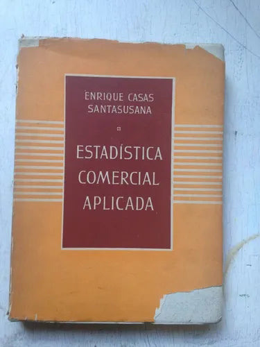 Libro usado en venta: Estadistica comercial aplicada de Enrique Casas Santasusana; editorial Wa-L-Imp realizamos envios a todo el mundo.1