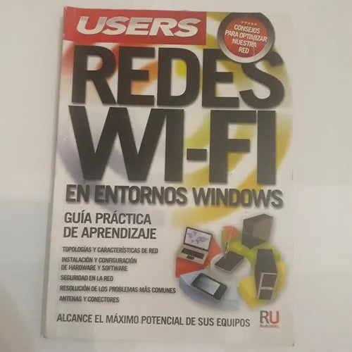 Libro usado en venta: Redes - Wi-fi en entornos a windows - Guia de Gustavo Carballeiro; editorial Fox Andina impreso en 2012 envios a todo el mundo.1