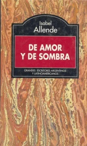 Libro usado en venta: De amor y de sombra (Tapa dura) de Isabel Allende; editorial RBA impreso en 1995 realizamos envios a todo el mundo.1