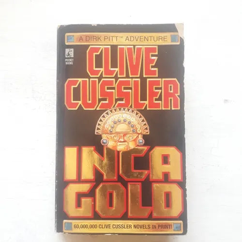 Libro usado en venta: Inca Gold de Clive Cussler; editorial Pocket Book impreso en 1994 realizamos envios a todo el mundo.1