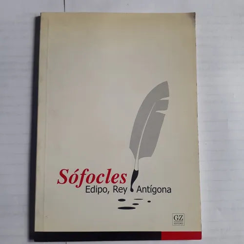 Libro usado en venta: Edipo Rey - Antigona de Sofocles; editorial GZ impreso en 2004 realizamos envios a todo el mundo.1