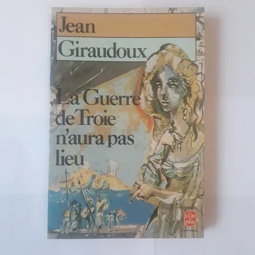 Libro usado en venta: La guerre de Troie n'aura pas lieu de Jean Giraudoux; editorial Bernard Grasset impreso en 1935 envios a todo el mundo.1