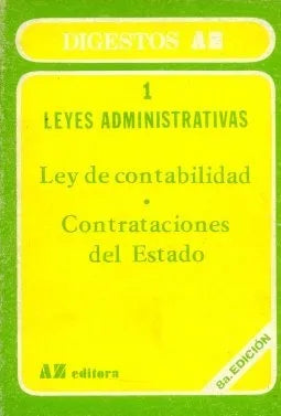 Libro usado en venta: Leyes administrativas de Digestos; editorial A-Z impreso en 1989 realizamos envios a todo el mundo.1