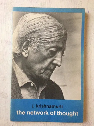 Libro usado en venta: The network of thought de Jiddu Krishnamurti; editorial Mirananda impreso en 1982 realizamos envios a todo el mundo.1