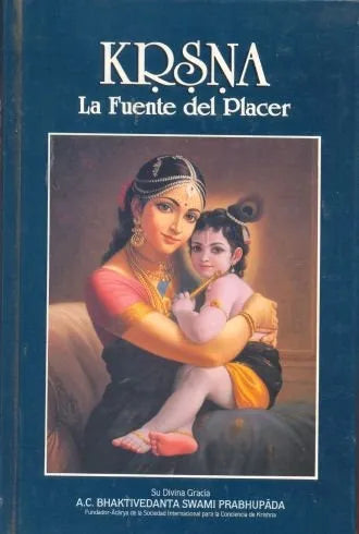 Libro usado en venta: KRSNA - La fuente del placer de A. C. Bhaktivedanta Swami Prabhupada; editorial Bhaktivedanta impreso en 1994.1