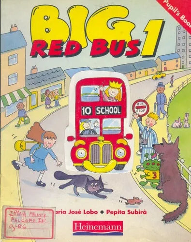 Libro usado en venta: Big red bus 1 - Pupil's book de Maria Jose Lobo - Pepita Subira; editorial Heinemann impreso en 1993 envios a todo el mundo.1
