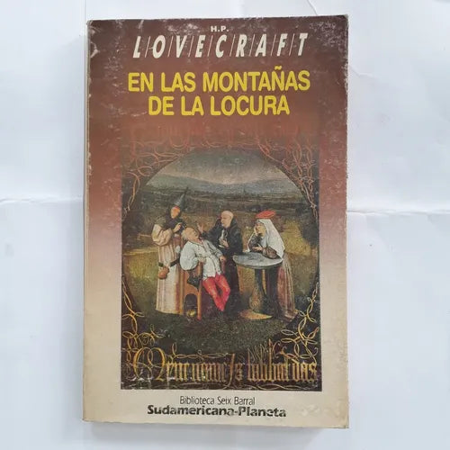 Libro usado en venta: En las monta?as de la locura de H. P. Lovecraft; editorial Sudamericana - Planeta impreso en 1981 envios a todo el mundo.1