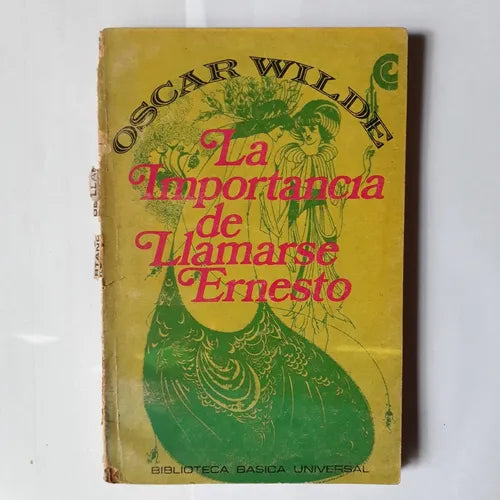 Libro usado en venta: La importancia de llamarse Ernesto de Oscar Wilde; editorial Centro Editor de America Latina impreso en 1969.1