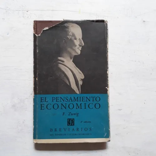 Libro usado en venta: El pensamiento economico de Ferdinand Zweig; editorial Fondo de Cultura Economica impreso en 1961 envios a todo el mundo.1