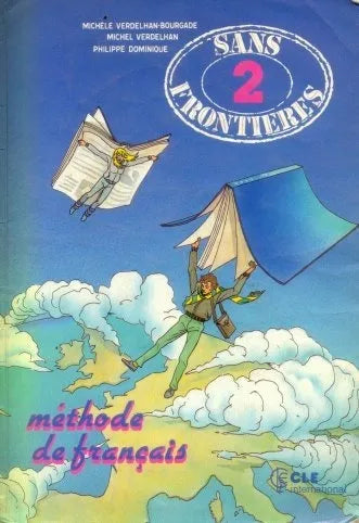 Libro usado en venta: Sans frontieres 2 de Michele Verdelhan Bourgade; editorial Cle International impreso en 1983 realizamos envios a todo el mundo.1