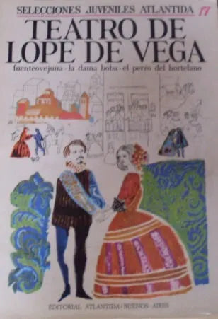 Libro usado en venta: Teatro de Lope de Vega; editorial Atlantida impreso en 1967 realizamos envios a todo el mundo.1