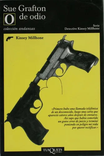 Libro usado en venta: O de odio de Sue Grafton; editorial TusQuets impreso en 2000 realizamos envios a todo el mundo.1