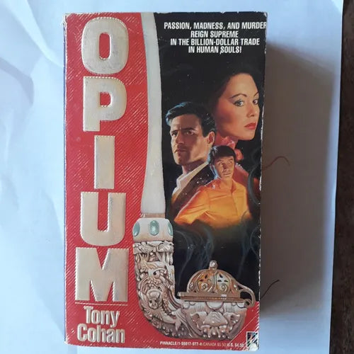 Libro usado en venta: Opium de Tony Cohan; editorial Pinnacle Books impreso en 1984 realizamos envios a todo el mundo.1