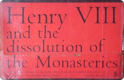 Libro usado en venta: Henry VIII and the dissolution of the Monasteries; editorial John Langdon Davies realizamos envios a todo el mundo.1
