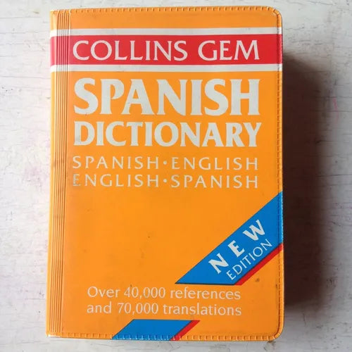 Libro usado en venta: Spanish dictionary (Spanish-English/English-Spanish) de Diccionario; editorial HarperCollins impreso en 1990.1