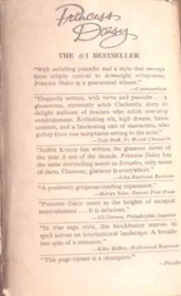 Libro usado en venta: Princess Daisy de Judith Krantz; impreso en 1981 realizamos envios a todo el mundo.1
