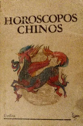 Libro usado en venta: Horoscopos chinos de Paula Delsol; editorial Gedisa impreso en 1984 realizamos envios a todo el mundo.1