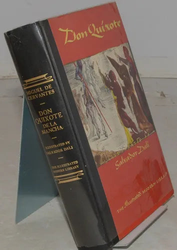 Libro usado en venta: Don Quixote de la Mancha de Miguel de Cervantes Saavedra; editorial The Illustrated Moderm Library impreso en 1946.1