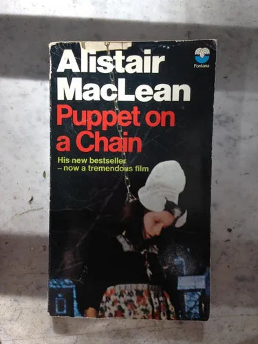 Libro usado en venta: Puppet on a Chain de Alistair Maclean; editorial Fontana impreso en 1979 realizamos envios a todo el mundo.1