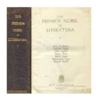Libro usado en venta: Los premios novel de literatura; editorial Jose Janes impreso en 1956 realizamos envios a todo el mundo.1
