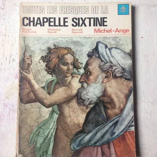 Libro usado en venta: Toutes les fresques de la Chapelle Sixtine de Luz Heusinger - Fabrizio Mancinelli; editorial Scala impreso en 1973.1
