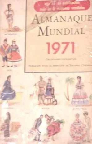 Libro usado en venta: Almanaque mundial 1971 de Eduardo Cardenas; editorial America impreso en 1971 realizamos envios a todo el mundo.1