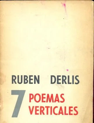 Libro usado en venta: 7 Poemas verticales de Ruben Derlis; impreso en 1963 realizamos envios a todo el mundo.1