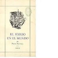 Libro usado en venta: El exilio en el mundo de David Martinez; editorial Emece impreso en 1969 realizamos envios a todo el mundo.1