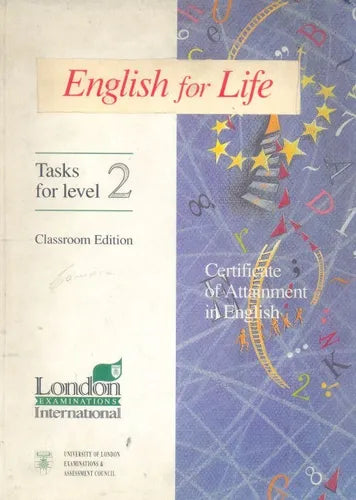 Libro usado en venta: English for Life - Tasks for level 2 de London examinations international; editorial University of London impreso en 1993.1