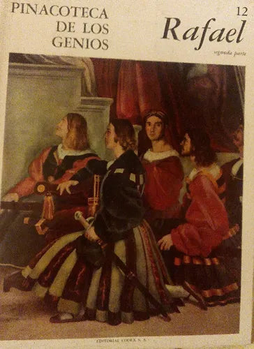 Libro usado en venta: Pinacoteca de los genios 12 (Segunda Parte) de Rafael; editorial Codex impreso en 1964 realizamos envios a todo el mundo.1