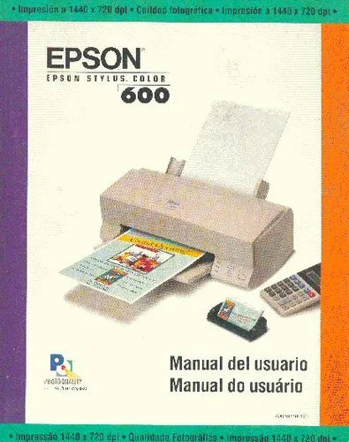 Libro usado en venta: Epson Stylus. Color 600; editorial Epson impreso en 1997 realizamos envios a todo el mundo.1