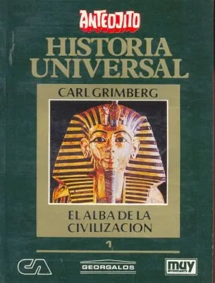 Libro usado en venta: El alba de la civilizacion N?1 de Carl Grimberg; editorial Ercilla impreso en 1986 realizamos envios a todo el mundo.1