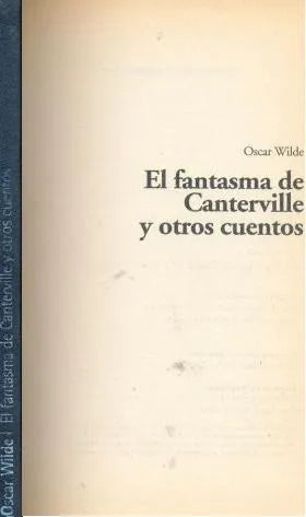 Libro usado en venta: El fantasma de Canterville y otros cuentos (Sin sobrecubierta) de Oscar Wilde; editorial AGEA impreso en 2000.1