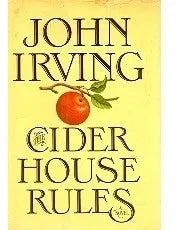 Libro usado en venta: The cider house rules de John Irving; editorial Morrow impreso en 1985 realizamos envios a todo el mundo.1