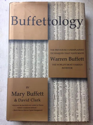 Libro usado en venta: Buffettology de Mary Buffett - D. Clark; editorial Rawson Associates impreso en 1997 realizamos envios a todo el mundo.1