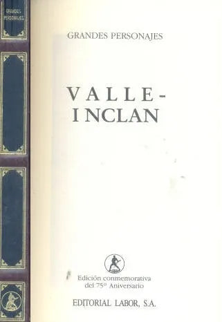 Libro usado en venta: Valle - Inclan; editorial Labor impreso en 1992 realizamos envios a todo el mundo.1