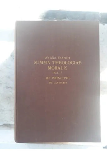 Libro usado en venta: De principiis - De Praeceptis - De Sacramentis - (3 Tomos) de Summa Theologiae Moralis; editorial Oeniponte impreso en 1960.1