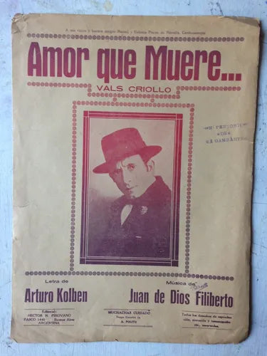 Libro usado en venta: Amor que muere? (Vals criollo); realizamos envios a todo el mundo.1