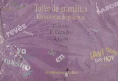 Libro usado en venta: Taller de gramatica de C. Bavio - C. Cespedes - S. Falbo; editorial Troquel impreso en 1991 realizamos envios a todo el mundo.1