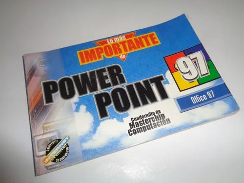 Libro usado en venta: Power point 97 - Lo mas importante; editorial Masterchip impreso en 1997 realizamos envios a todo el mundo.1