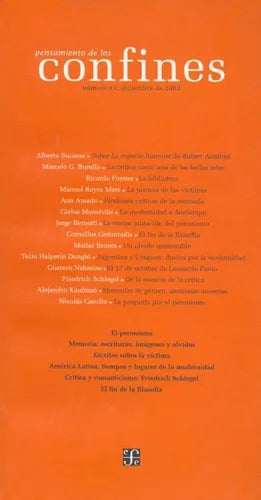 Libro usado en venta: Pensamiento de los confines; editorial Fondo de Cultura Economica impreso en 2003 realizamos envios a todo el mundo.1