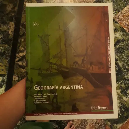 Libro usado en venta: Geografia argentina; editorial Tinta Fresca impreso en 2006 realizamos envios a todo el mundo.1