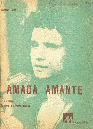 Libro usado en venta: Amada Amante de Roberto Carlos; editorial Melograf impreso en 1974 realizamos envios a todo el mundo.1