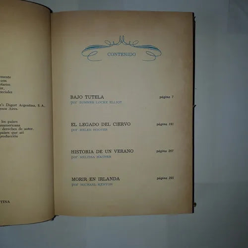 Libro usado en venta: Bajo tutela de Sumner Locke Elliott; editorial Reader's Digest impreso en 1969 realizamos envios a todo el mundo.1