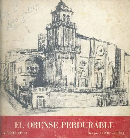 Libro usado en venta: El orense perdurable de Vicente Risco; impreso en 1981 realizamos envios a todo el mundo.1